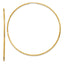10k 1.25mm Diamond-cut Endless Hoop Earring