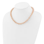 14K Gold Filled 8-9mm Pink Cultured Freshwater Pearl Necklace