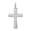 Sterling Silver 925 Cross Pendant with Polished Finish and Anti-Tarnish Coating