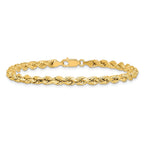 Diamond-Cut Rope Chain in 14K Yellow Gold