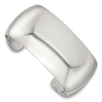 Sterling Silver Polished 30mm Domed Cuff Bangle