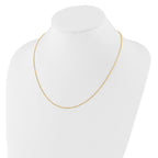 Singapore Adjustable Chain Necklace in 14K Yellow Gold, 1.25mm