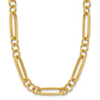 14K Polished Fancy Link Necklace