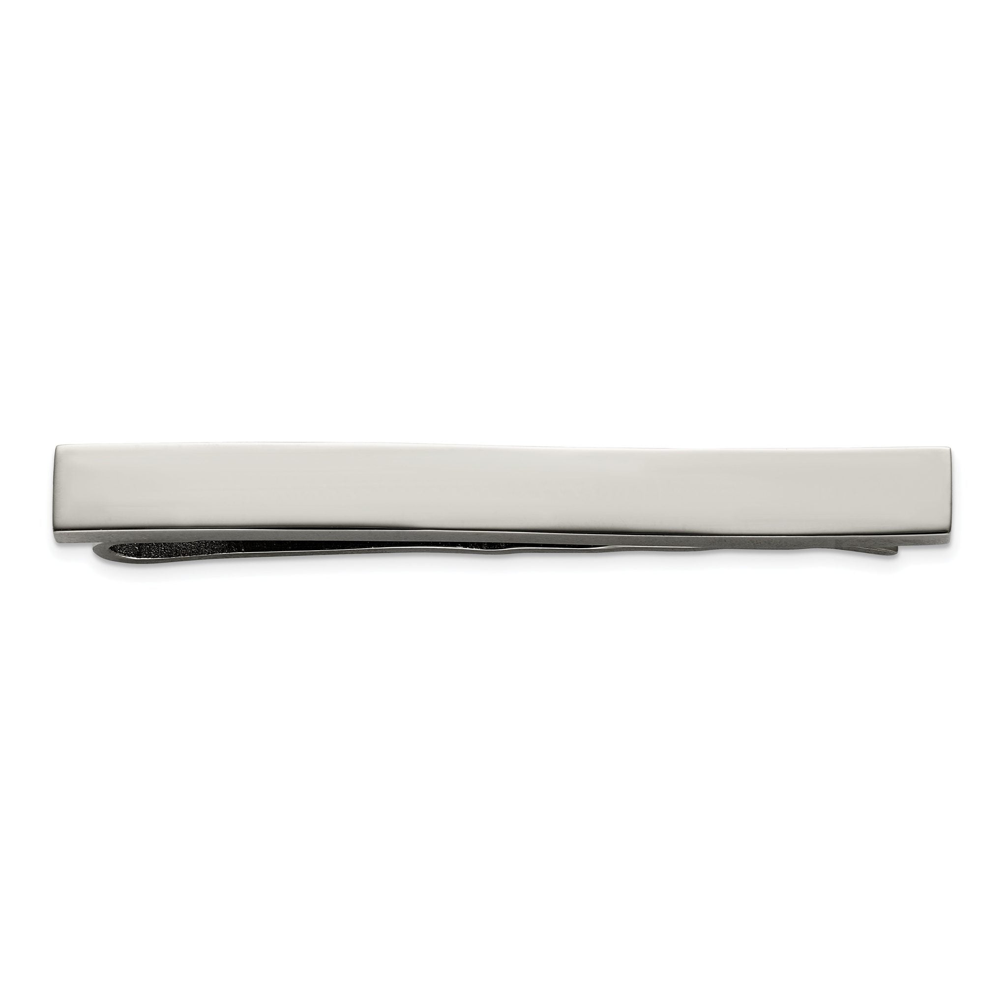 Chisel Titanium Polished Tie Bar Main image