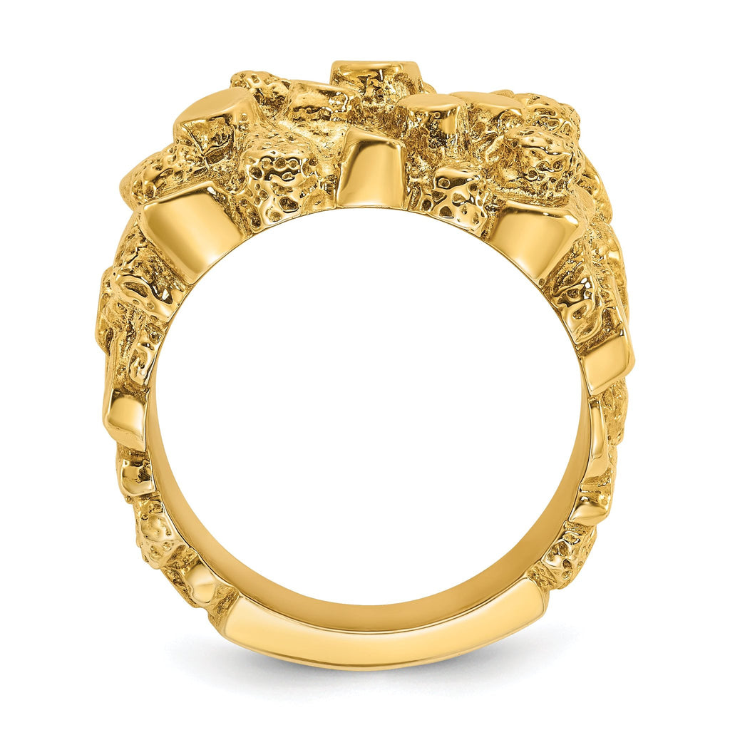 10k Men's Nugget Ring
