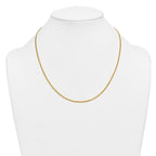 Curb Chain Necklace in 14/20 Gold-Filled Yellow Gold, 2mm