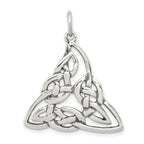 Men's Sterling Silver Antiqued Celtic Charm Pendant by Sophia Jewelers