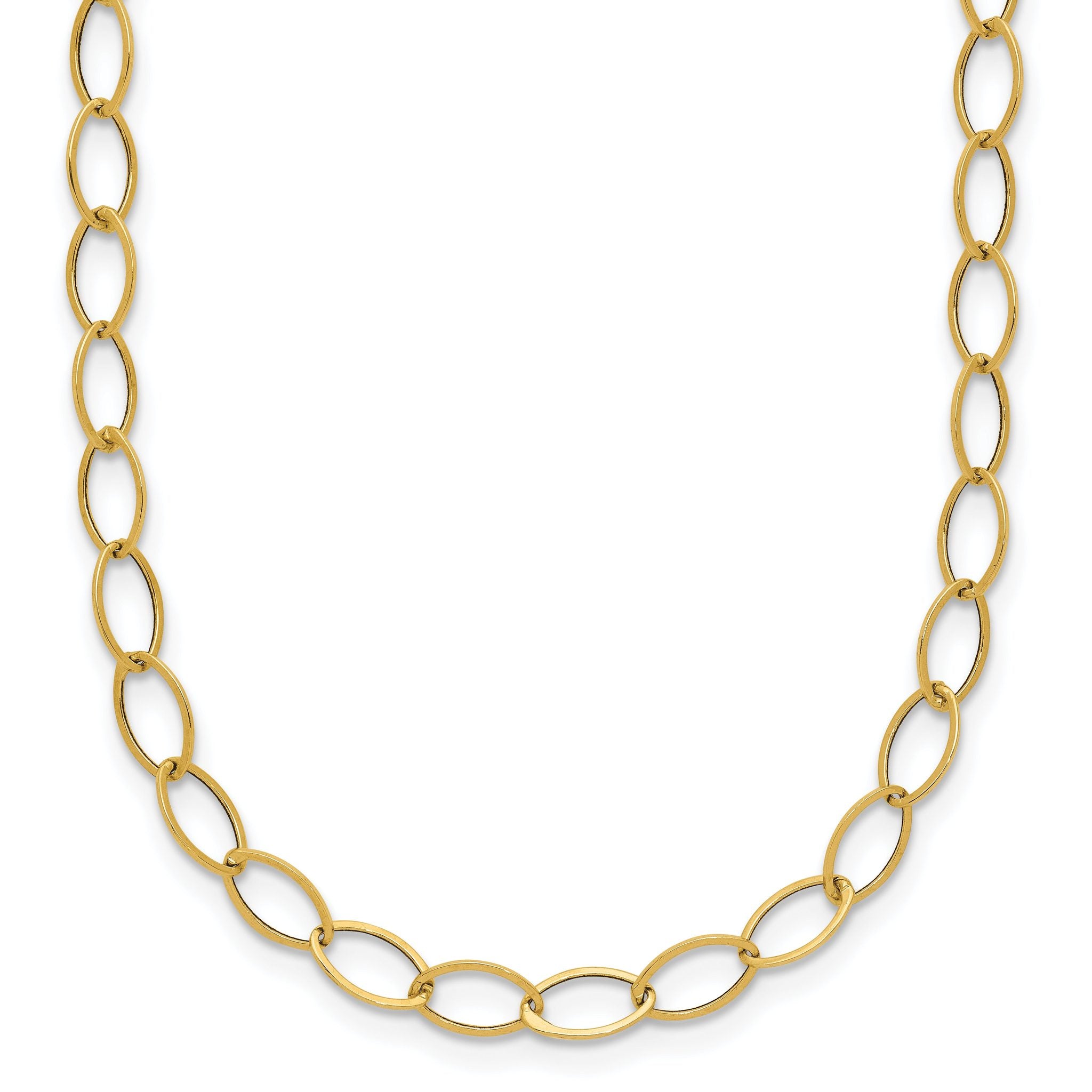 14k Oval Link Necklace Main image