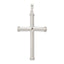 Sophia Jewelers 925 Sterling Silver Hollow Cross Pendant with Anti-Tarnish Finish