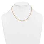 14K Gold Filled 2mm Ball Chain Necklace with Lobster Clasp