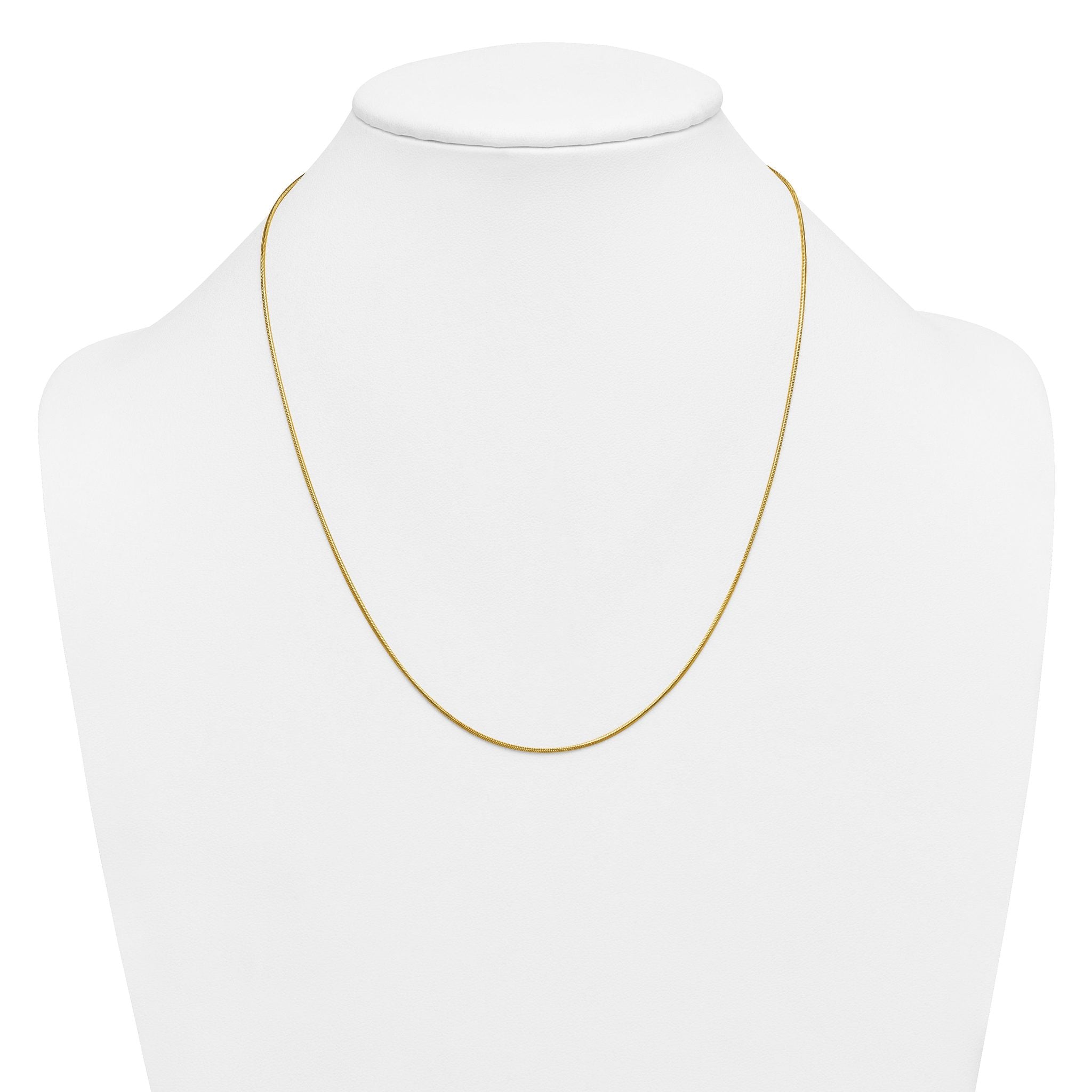 14K Gold Filled Snake Chain Necklace in 1.0mm Width
