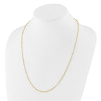 14K Polished Fancy Link Necklace
