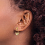 14K Nantucket Basket Earrings