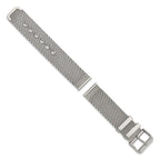 Two-Piece Mesh Watch Strap in Stainless Steel, 22mm