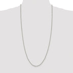 Diamond-Cut Rolo Cable Chain in Sterling Silver