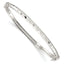 Sterling Silver Diamond Cut 4mm Bangle