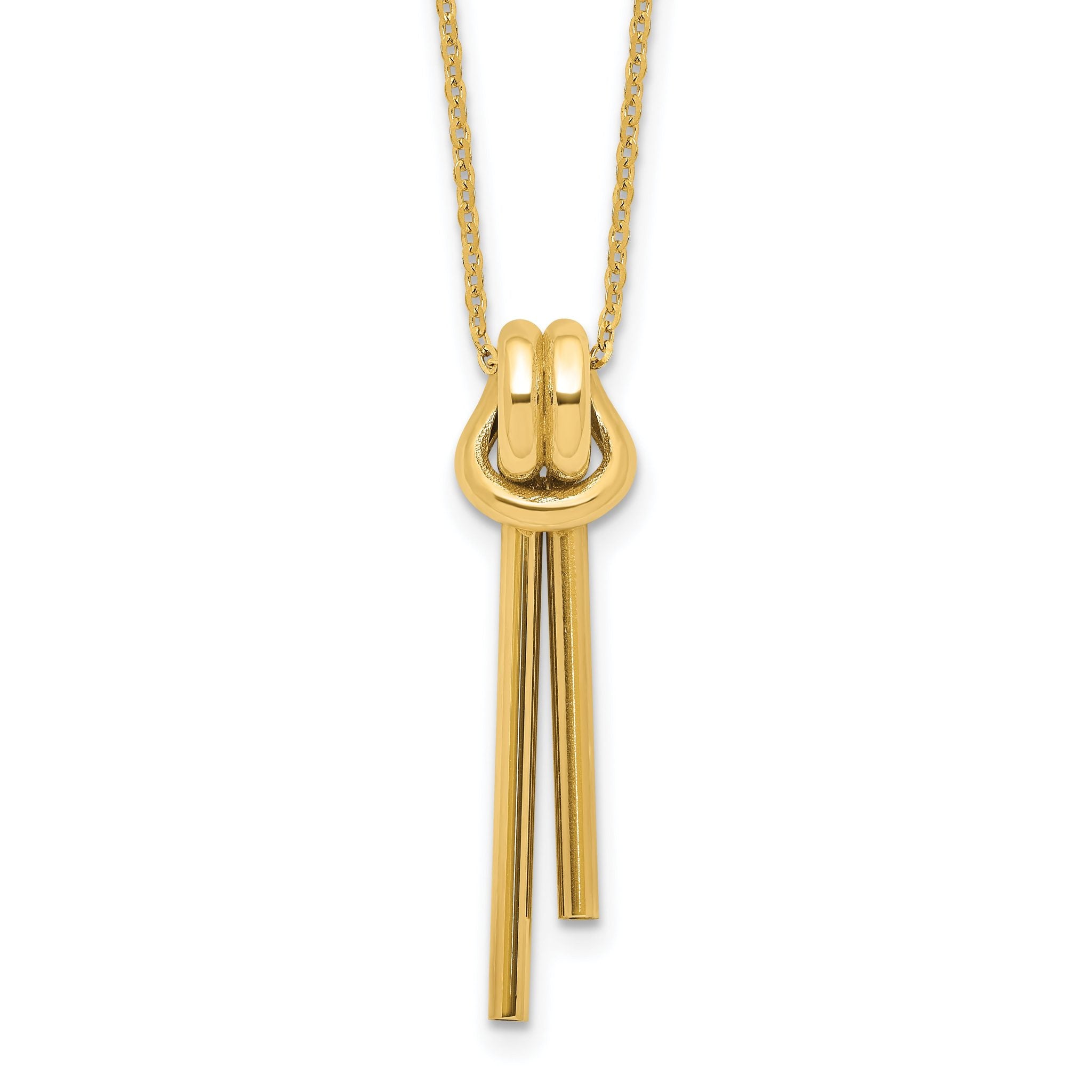 14k Polished Necklace Main image