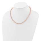14K Gold Filled 5-6mm Pink Cultured Freshwater Pearl Necklace