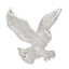 Sterling Silver 925 Men's Eagle Charm Pendant with Anti-Tarnish Coating