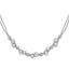 Sophia Jewelers 925 Sterling Silver Beaded Necklace with Multi-Color Freshwater Pearls