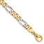14K Two-Tone Figaro Chain Necklace 8.5mm