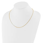 14K Adjustable 1.2mm Box Chain