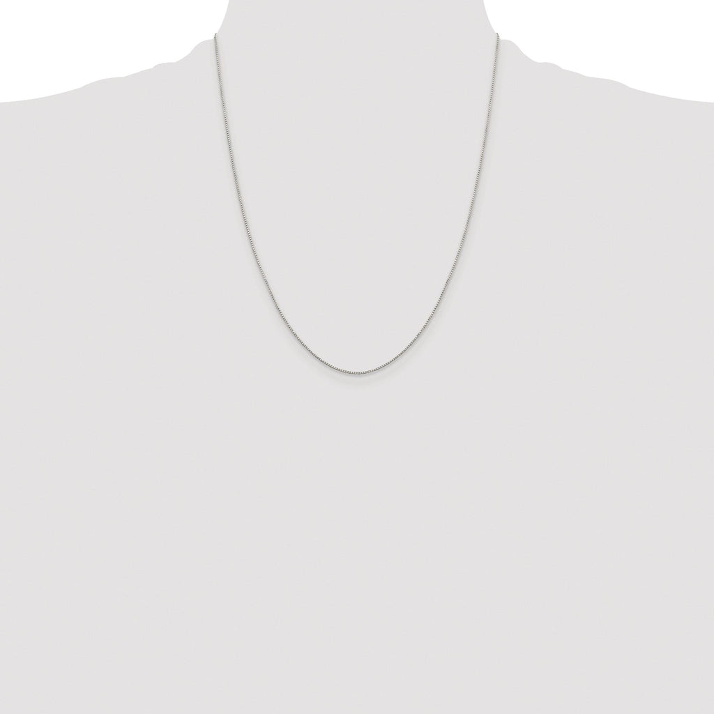 8-Sided Box Chain Necklace in Sterling Silver