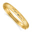 10k 5/16 Florentine Engraved Hinged Bangle Bracelet