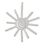 Sterling Silver Fancy Sun Pendant