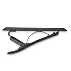 Chisel Stainless Steel Engravable Black Plated Men's Tie Bar Gift Ready