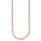 Sophia Jewelers 14K Gold 16 Pink Freshwater Pearl Necklace Elegant & Cultured