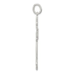 Sterling Silver 925 INRI Cross Pendant with Polished Anti-Tarnish Finish