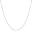 14k White Gold Coffee Brown Diamond Briolette Necklace