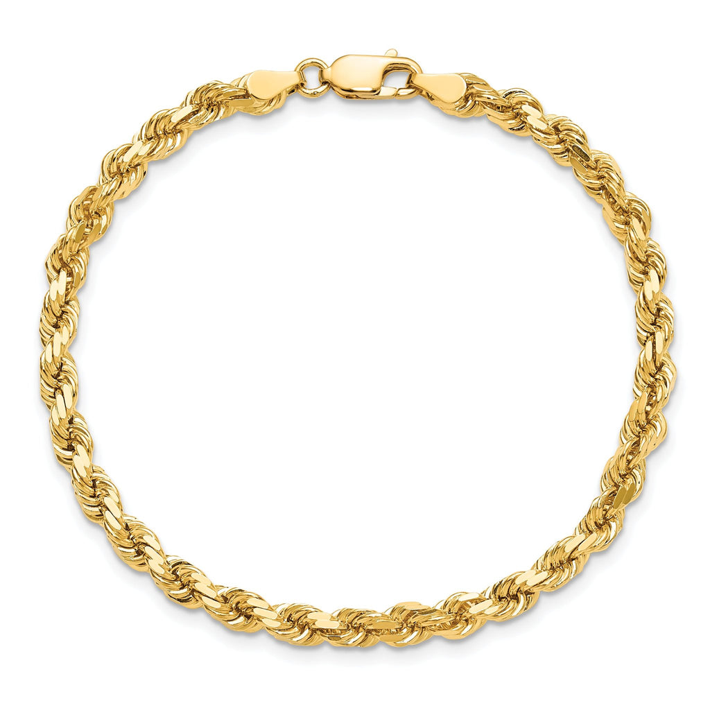10k 4.25mm Diamond-cut Rope Chain