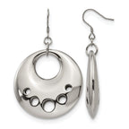 Stainless Steel Polished Drop Dangle Earrings for Women