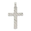 Sterling Silver 925 Latin Cross Charm Polished Finish with Anti-Tarnish Protection
