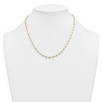 14k 2 carat Lab Grown Diamond VS+ F+ Complete 18 inch Fashion Tennis Necklace