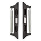 38mm Apple Watch Pair of Black Adapters Fits 20mm Watch Band