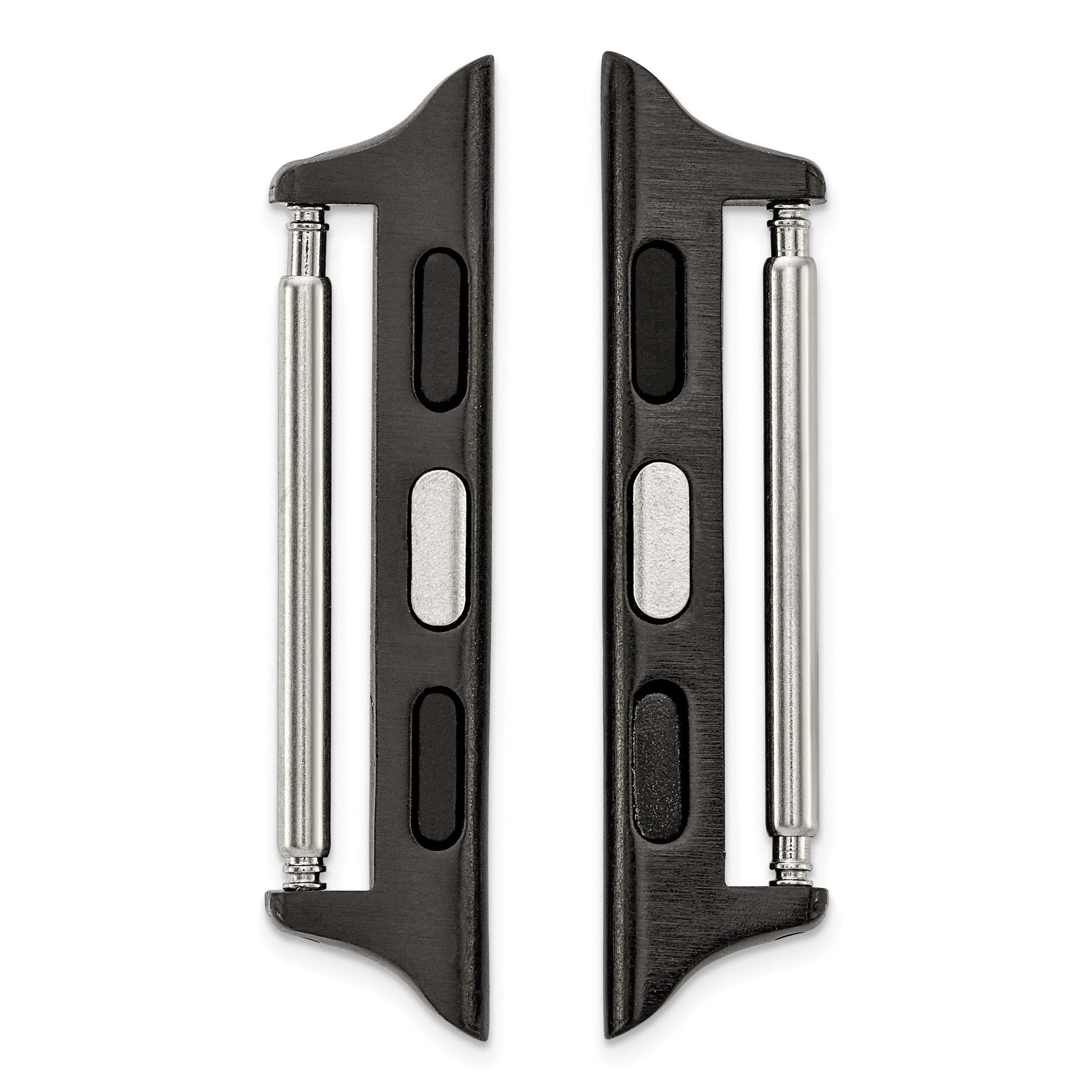 38mm Apple Watch Pair of Black Adapters Fits 20mm Watch Band