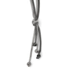 Sophia Jewelers Sterling Silver Ruthenium-Plated Necklace with 2in Extension