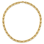 14K Polished 6.5mm Fancy Link Necklace