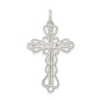 Sophia Jewelers 925 Sterling Silver Polished Crucifix Pendant with Anti-Tarnish Protection