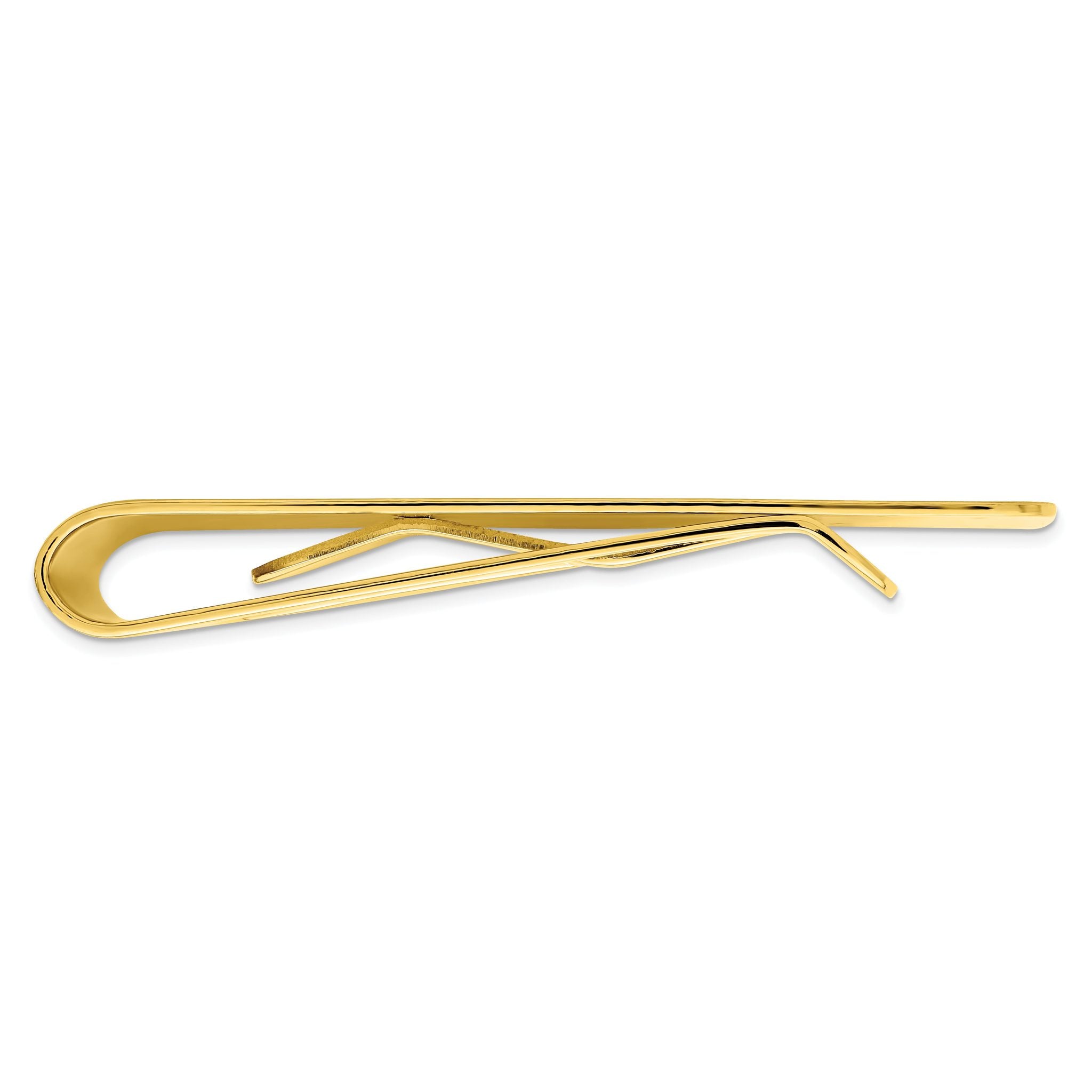 Gold-plated Kelly Waters Four Square Engraveable Money Clip Secondary image