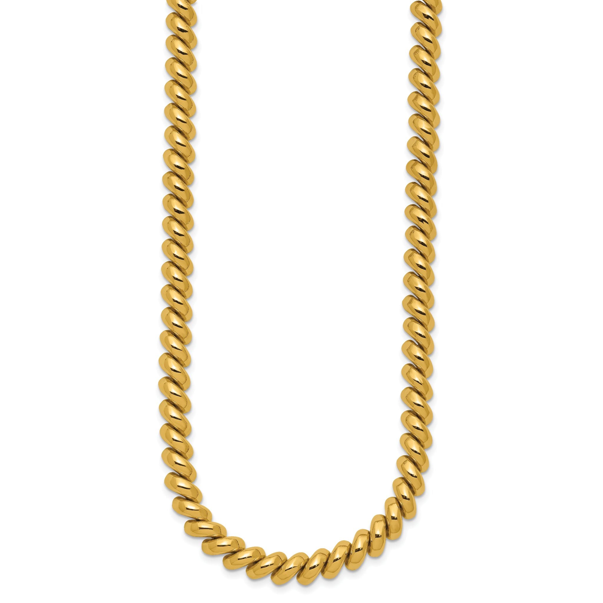 14k Polished San Marco Necklace Secondary image