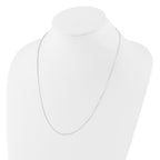 Sterling Silver Polished Adjustable Necklace