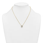 14k 2 1/2 carat Certified Lab Grown Diamond VS+ F+ Round Complete Bezel Set 18 inch Necklace