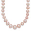 14k 4-8mm Purple Freshwater Cultured Pearl Graduated 18 inch Necklace