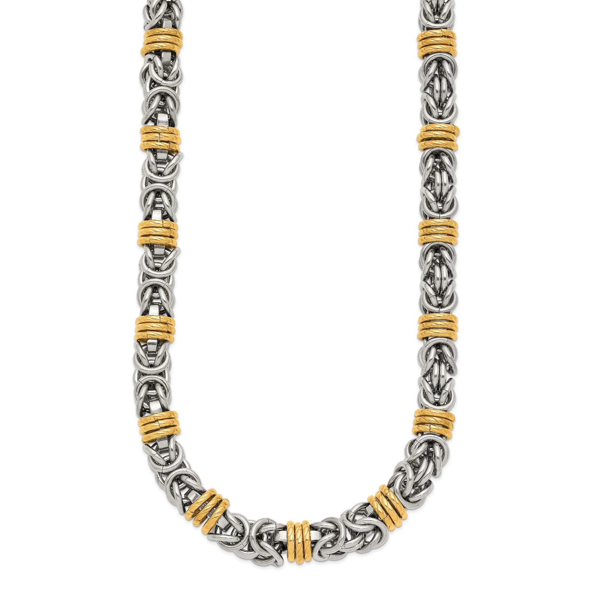 Chisel Stainless Steel Polished Yellow IP-plated 24 inch Necklace Secondary image