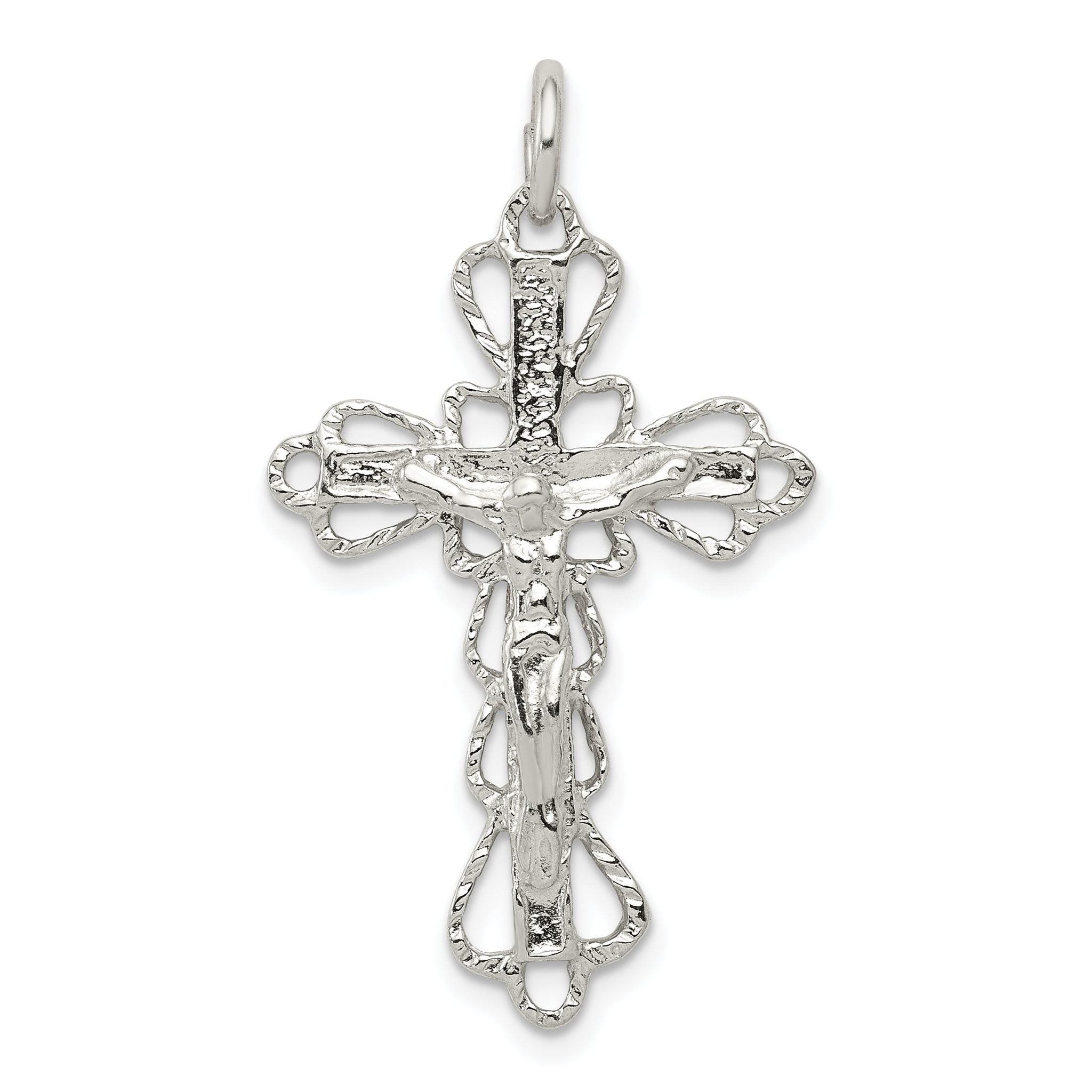 Sophia Jewelers 925 Sterling Silver Polished Crucifix Pendant with Anti-Tarnish Protection Main image