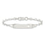 Sterling Silver Heart Baby ID Bracelet